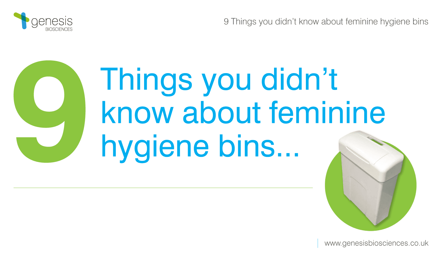 9 things you didn’t know about feminine hygiene bins