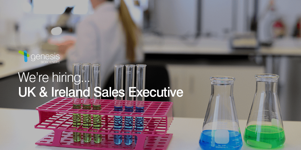 We're hiring for a UK & Ireland Sales Executive - Genesis Biosciences UK