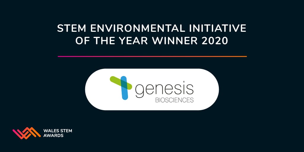 Genesis Biosciences wins STEM Environmental Initiative of the Year at Wales STEM Awards
