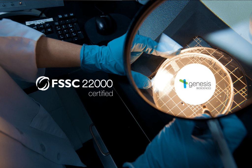 Genesis Biosciences becomes an FSSC 22000 certified company - featured image