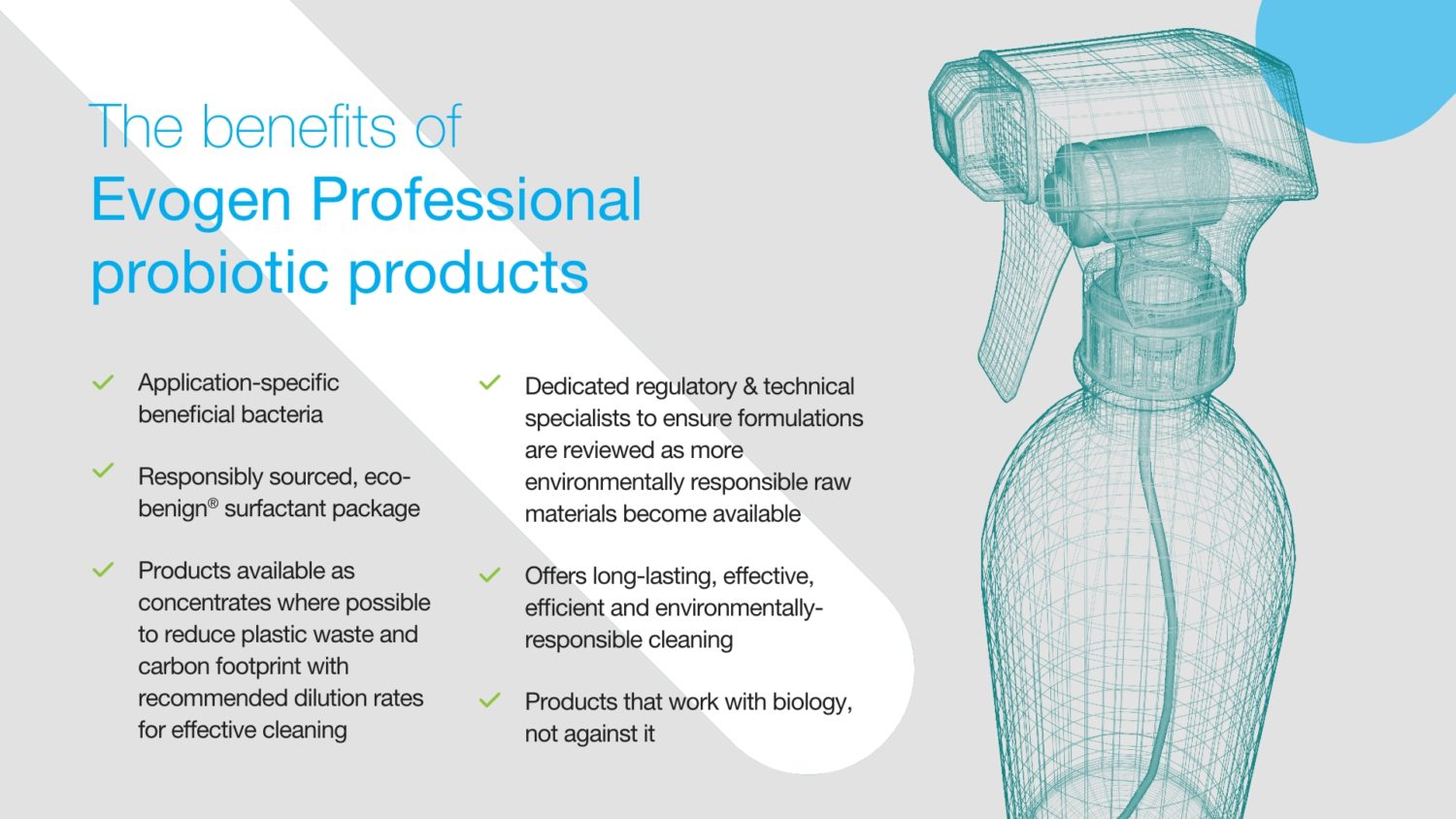 Not all probiotic cleaning products are created equal - scientific infographic from Genesis Biosciences