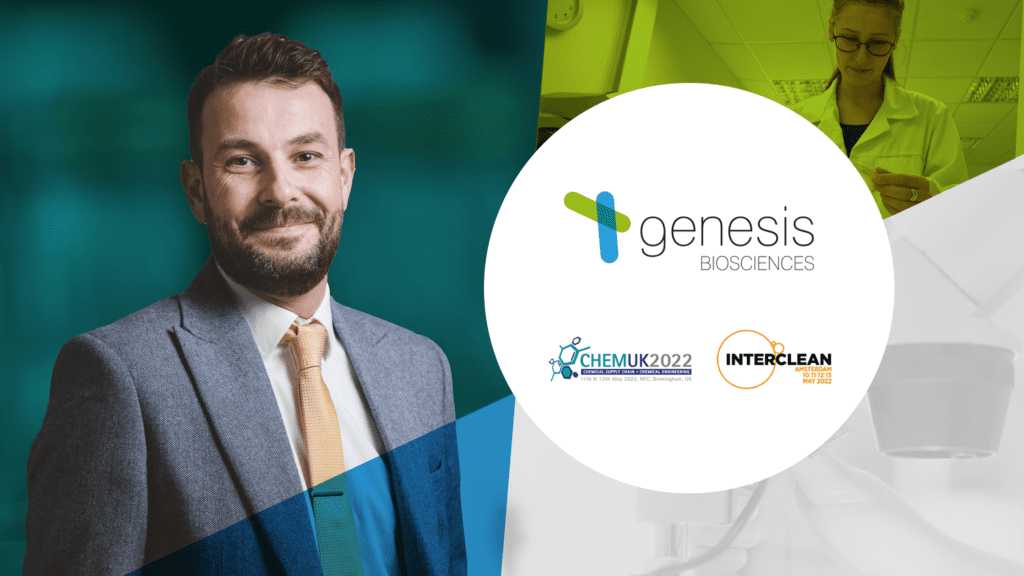 Genesis Biosciences is exhibiting at CHEMUK Expo and Interclean in May 2022